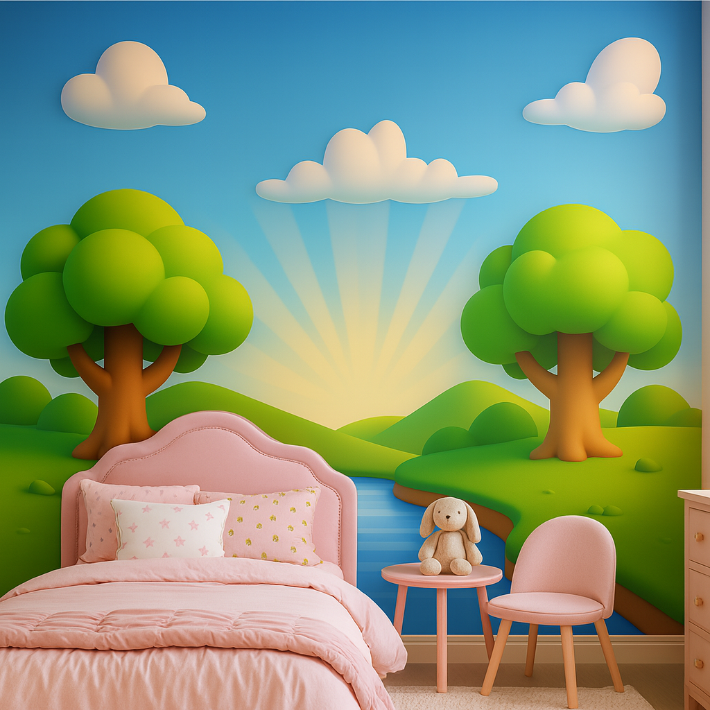 Kids Landscape Dreamscape Wallpaper Mural