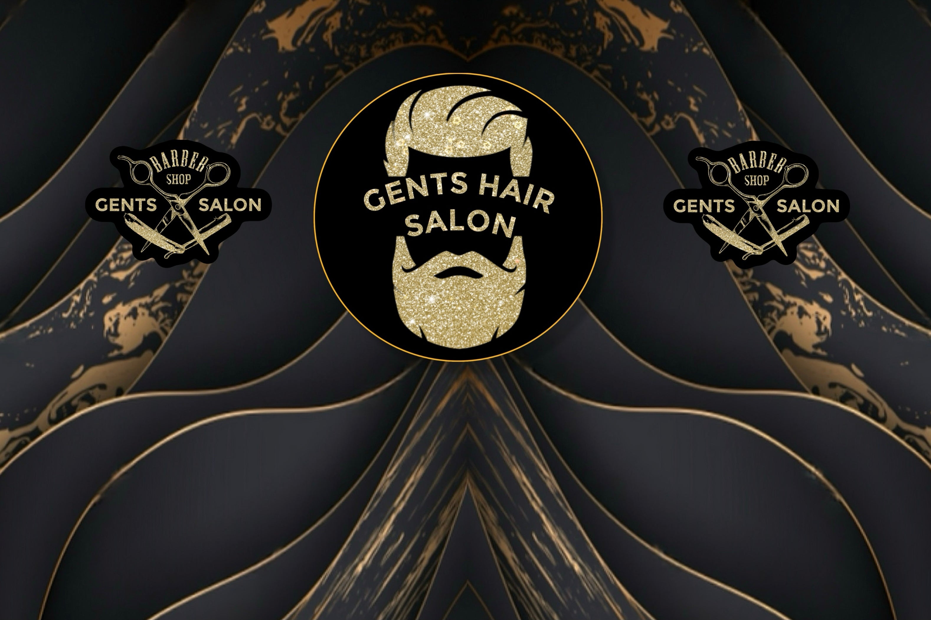 Gents Hair Salon Wallpaper Mural