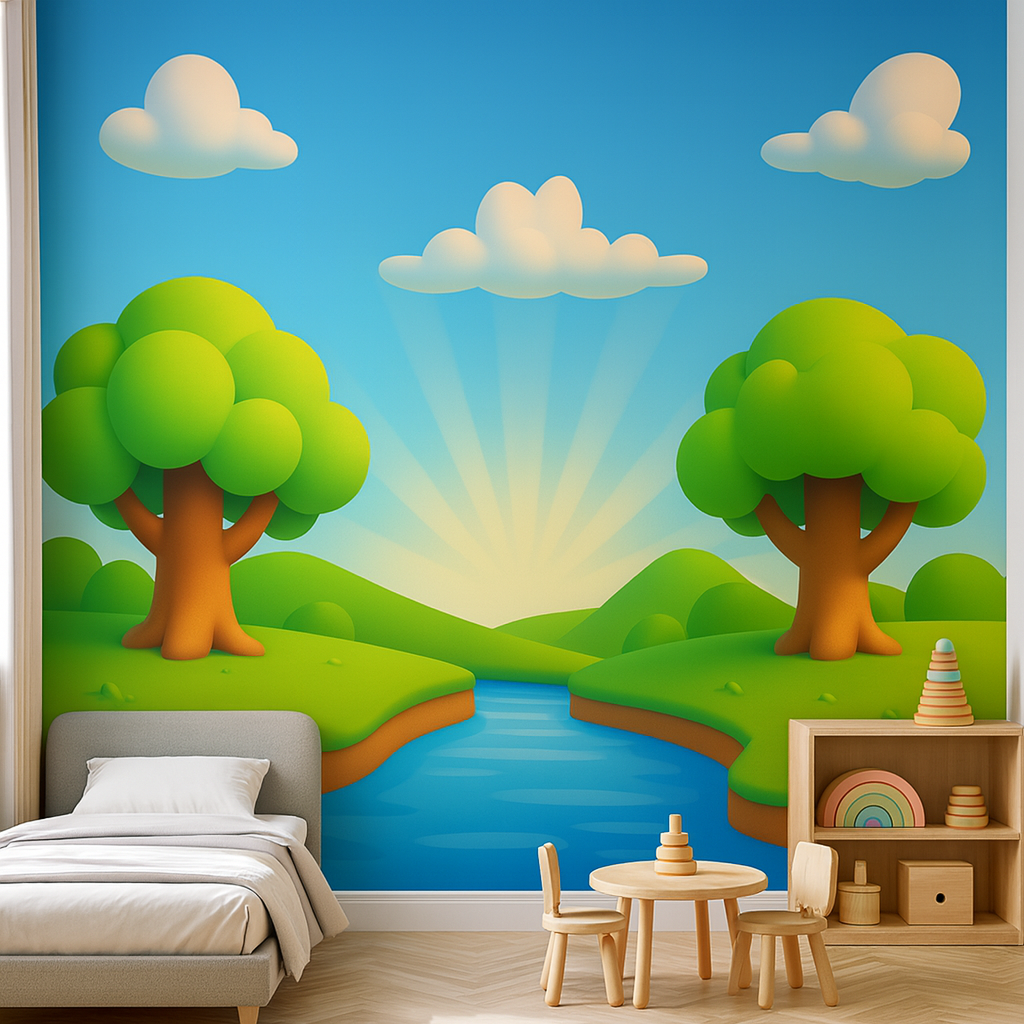 Kids Landscape Dreamscape Wallpaper Mural