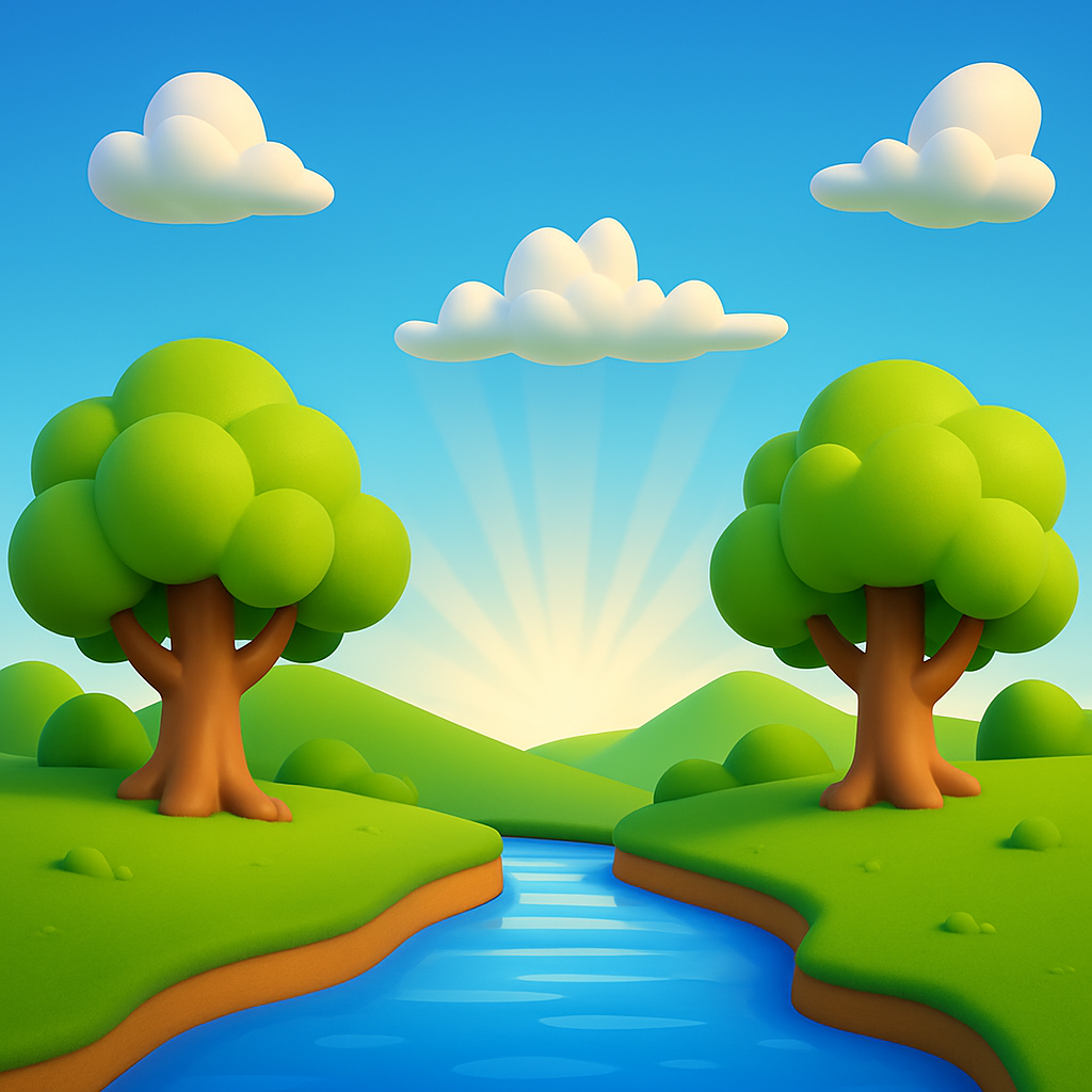 Kids Landscape Dreamscape Wallpaper Mural